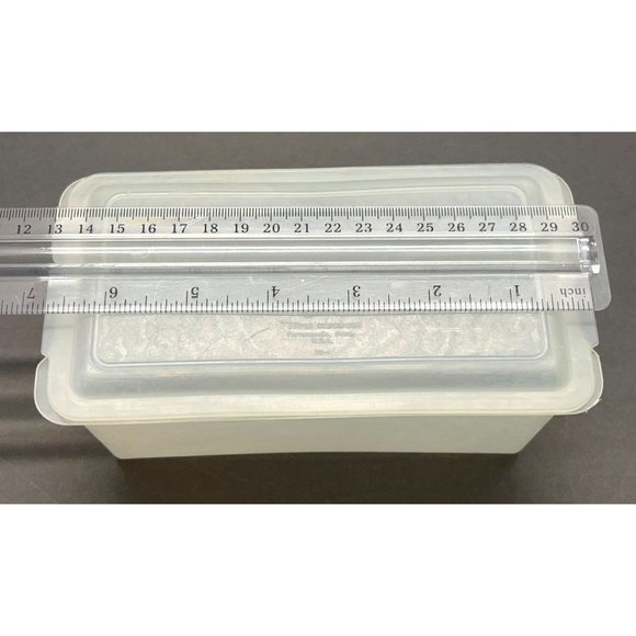 Vintage Tupperware Butter Keeper with Lid 72-1 Small Rectangle 1954 USA Dish - Picture 5 of 13